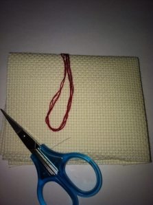 Finding the middle of the fabric